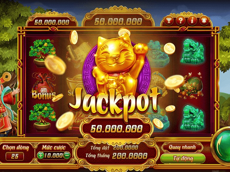 Người chơi đang quay Slot game tại km3888b với các biểu tượng may mắn