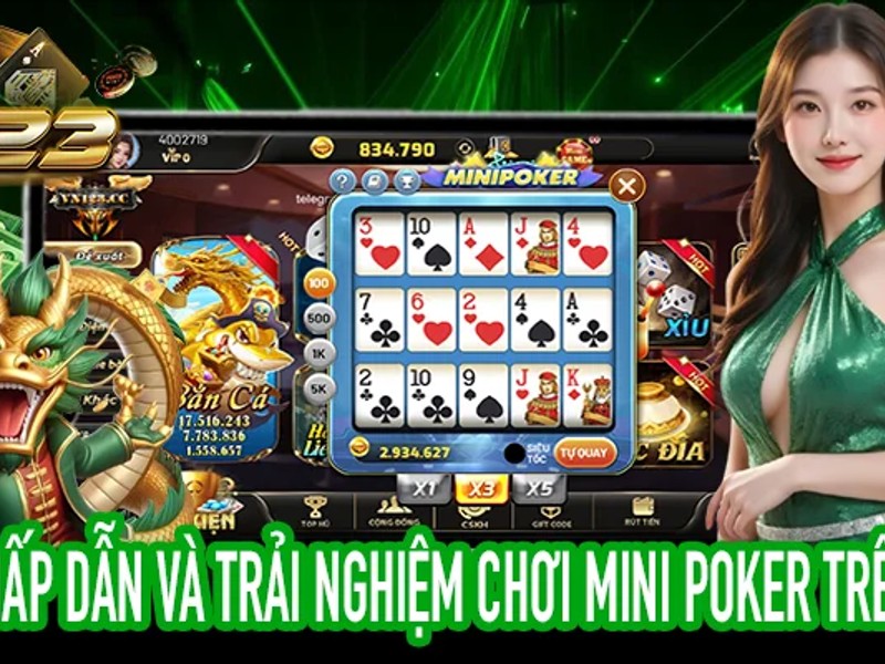 Bàn chơi Blackjack với các lá bài và chip cược trên nền tảng km3888b