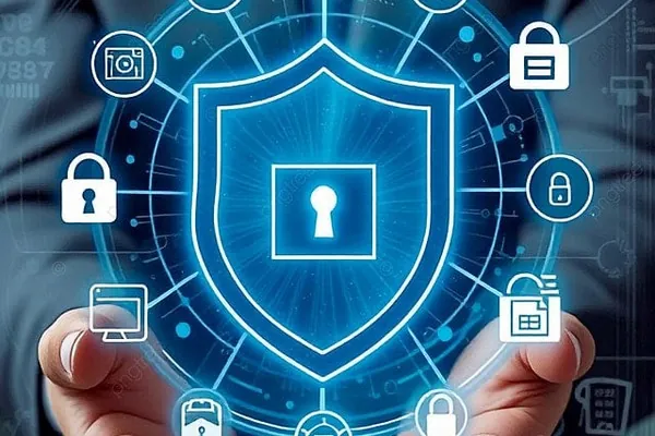 Biểu tượng chính sách bảo mật quyền riêng tư, che chắn thông tin cá nhân